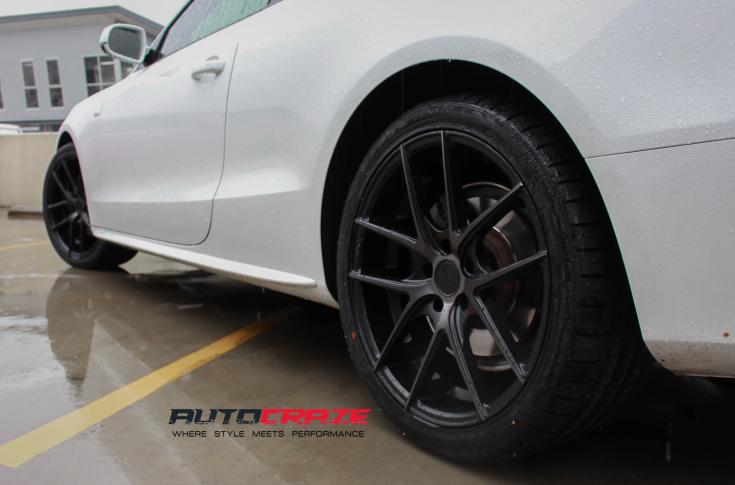 AUDI-A5-TARGA-BLACK-&-MACHINED-WITH-DOUBLE-DARK-TINT